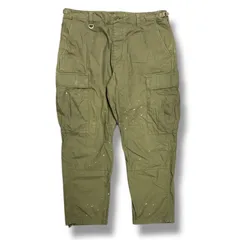 参考上代36300円 uniform experiment 21SS DRIPPING RIP STOP CARGO PANTS ドリッピング リップストップカーゴパンツ ミリタリー ユニフォームエクスペリメント UE-210035 カーキ 4 93248A7のサムネイル