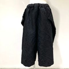 RL-P001 コムデギャルソン コムデギャルソン COMME des GARCONS COMME des GARCONS エステルジャガード 変形ワイドパンツ 黒 XSサイズ 2023年A/W