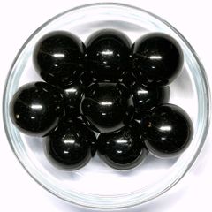 ブラックトルマリン 20ｍｍ丸玉  1個売り    ☆パワーストーン スフィア