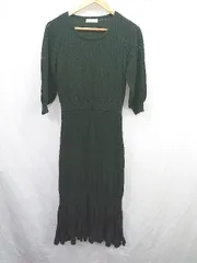 ◇ ⊂ Feroux フェルゥ 長袖 ロング ワンピース サイズ2 ブラック レディース E  【1506230019779】