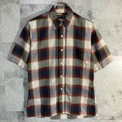 USA製 70's Edwards ボタンダウンシャツ マルチカラー チェック S