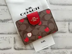 新品未使用　coachコーチ ブラックりんご　長財布