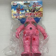 未開封品 ブルマァクの怪獣シリーズ ウルトラセブン キングジョー（ピンク）　ウルトラヒーローワールドin浅草花やしき限定　耳青色バージョン