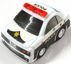【中古】ミニカー パトカー(セダン型) 「緊急車両プルバックカー」