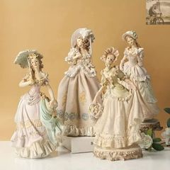 希少】レースドール ロマンドール 陶器人形 置物 焼き物 ハンドメイド