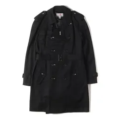 COMME des GARCONS コムデギャルソン コート サイズ:EUR 48 08AW  H&M ホワイトステッチ ウールギャバ ロング トレンチコート ブラック 黒 アウター ジャケット 上着 コラボ【メンズ】のサムネイル