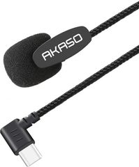 【セール中】【AKASO公式】Type-C外付けマイク Brave 7 / Brave 8 / Brave 6 Plus 専用 高音質録音対応