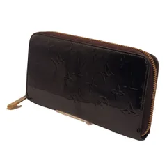 LOUIS VUITTON ルイ・ヴィトン 財布 ジッピーウォレット アマラント エナメル レザー ヴェルニ M93522 67EB376