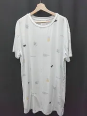 ◇ ⊂ gelato pique ジェラートピケ 総柄 半袖 膝丈 ワンピース サイズONE ライトブルー系 マルチ レディース P  【1409250045967】