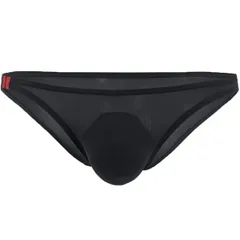 Karly Shop ビキニブリーフ メンズ ビキニ 下着 セクシー 男性 おしゃれ スケスケ エロい ローライズ 大きいサイズ 股上浅 涼しい 夏 ツルツル すべすべ e045