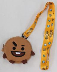 [중고] 잡화 SHOOKY(슈가) 스트랩 코인 케이스 [BT21]