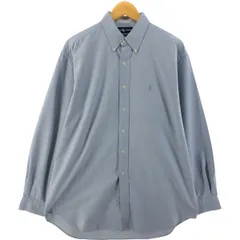 古着 ラルフローレン Ralph Lauren BLAKE 長袖 ボタンダウンシャツ メンズL相当/eaa526282