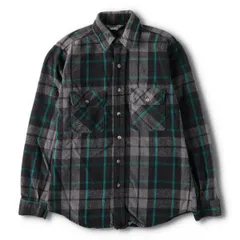 古着 70~80年代 ファイブブラザー Five Brother 長袖 ヘビーネルチェックシャツ USA製 メンズM相当 ヴィンテージ/evb010213