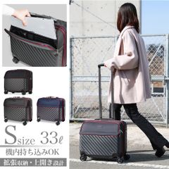 スーツケース Sサイズ キャリーバッグ キャリーケース 機内持ち込み 機内持込 フロントオープン 拡張 横型 TSAロック搭載 10028D amant アマン 〇