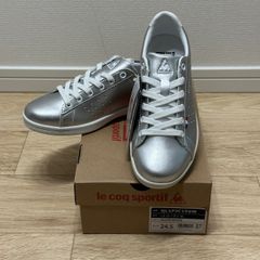 le coq sportif ルコック スポルティフ LA ローラン SW シルバーホワイト スニーカー 靴 ライフスタイル シューズ  QL1PJC19SW SILVER / WHITE 24.5cm