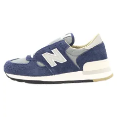 New Balance (ニューバランス) ×Carhartt WIP×カーハート ダブリューアイピー ローカットスニーカー ネイビー/グレー US10/28cm M990CH1のサムネイル