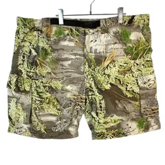 レッドヘッドRedHeadベルト付きリアルツリーカモカーゴパンツハーフパンツショートパンツショーツアウトドアハンティング迷彩カモフラージュ総柄realtree森林自然MAX-1テックウェア茶色ブラウン緑グリーンカーキvintageヴィンテージ50725