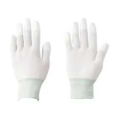 (まとめ) アトム ウレタン背抜き手袋 フィンガートップ M 1501-M 1双 【×10セット】