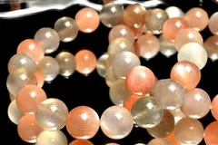 シラーの輝き MIXサンムーンストーン　9.5mm　ブレスレット 1個売り パワーストーン 天然石 _BG5660-95