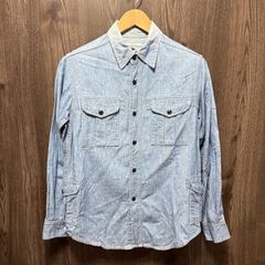 ブートレガーズ Neal Cassady ストライプデニムシャツ サイズ16 - メルカリ