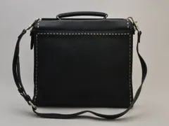 フェンディ FENDI ビジネスバッグ ブリーフケース レザー N°49-48-16748 7VA406 ブラック シルバー金具 メンズ su_p e_u F-YA536のサムネイル