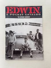 EDWIN エドウィン　1990年　ジーンズカタログ　デニムGパンヴィンテージ　アンティーク当時物資料　⚫︎