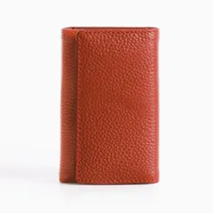 ☆ キャメル ☆ LIZDAYS 本革三つ折り6連キーケース 取り外せるキーリング付き LIZDAYS リズデイズ キーケース lz-613 鍵ケース レディース メンズ 革 キーフック 6連 三つ折り キーリング カード入れ 本革 レザー小物 カー用品