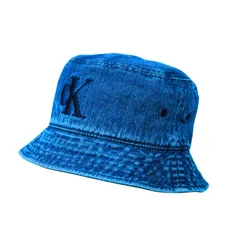 【国内未発売】Calvin Klein カルバンクライン デニムバケットハット ブルー 新品未使用タグ付き 並行輸入品