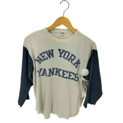 チャンピオン Champion 70s MADE IN USA バータグ チームロゴTシャツ 染み込み メンズ import：L 