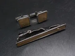 ■美品■ChristianDior クリスチャンディオール カフスボタン カフリンクス ネクタイピン アクセサリー シルバー系×ゴールド系 DJ3323