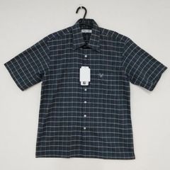 新品 タグ付き LYLE&SCOTT ライルアンドスコット メンズ シャツ 半袖 チェック柄 Mサイズ ASR8-7Eのサムネイル