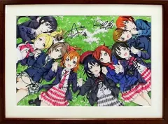 ラブライブ！キャスト9人直筆サイン入り複製原画 No.2911 ラブライブ！ キャスト9人直筆サイン入り複製原画