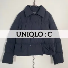 【未使用】ユニクロC ダウンショートジャケット ネイビー M UNIQLO:C ユニクロC ダウンショートジャケット ネイビー L