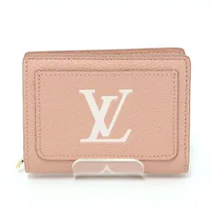 ルイヴィトン ポルトフォイユ･クレア モノグラム・アンプラント レザー ピンク M81649 小財布 LV Sランク【中古】
