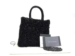 ■新品同様■ ANTEPRIMA アンテプリマ ミニアトゥーラ ワイヤーバッグ PVCワイヤー 2WAY トート ショルダー ブラック系 FJ3073