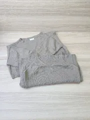 ◇ LOWRYS FARM ローリーズファーム ニットワンピース カットソー サイズF ブラウン レディース E  【1406050097271】