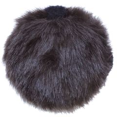 4WAYイヤーマフ　フェイクファー　ブラウン　(訳あり、特売品)