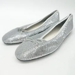 ◇ Θ LEPSIM レプシィム 光沢 パンプス サイズM シルバー系 レディース E  【1507080003765】