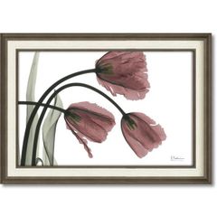 ☆未使用品☆アルバートクーツィール 花のアート作品 絵 雑貨 UP-5