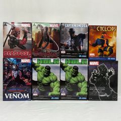 未開封 アメコミ マーベル プライズ フィギュア 8体 まとめ セット / キャプテンアメリカ ブラックパンサー サイクロップス ハルク ヴェノム デッドプール スパイダーマン Luminasta SPM