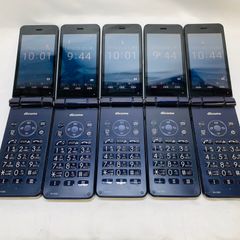 ★【訳あり品】docomo AQUOSケータイ  SH-02K ブラック①(５台セット）