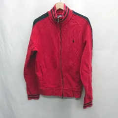 ◇ ⊇ POLO RALPH LAUREN 長袖 カットソー サイズM レッド レディース E  【1502180031229】