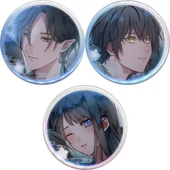 【中古】バッジ・ピンズ [単品] 雅玖＆芦屋総佑＆渕田結茉 描きおろし缶バッジ3個セット 「Switchソフト 勿ノ怪契リ スペシャルステラセット」 同梱特典