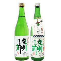 日本酒 正規特約　限定流通商品 長野県】小野酒造店 夜明け前 純米吟醸　山田錦　生一本（火入れ+生） 720ml　２本セット ＜数量限定＞正規特約店 化粧箱なし
