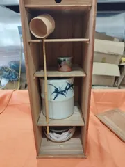 S84745 旅箪笥 茶棚 棚 茶道具 セット 茶杓 袱紗 茶筅 木製 レトロ S84745 旅箪笥 茶棚 棚 茶道具 セット 茶杓 袱紗 茶筅 木製 レトロ