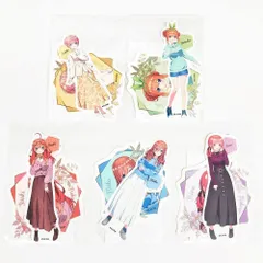 未開封　五等分の花嫁×TSUTAYA　ステッカーセット　5種セット　三玖・二乃・五月