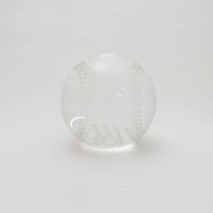 美品 TIFFANY＆Co. ティファニー ペーパーウェイト 野球 ベースボール インテリア 置物 SY9950J 