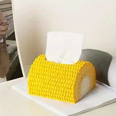 新品 ティッシュボックス 北欧 インテリア おしゃれ かわいい ティッシュ ケース ホームデコレーション コンパクト バスルーム リビングルーム 寝室 化粧台 イエロー
