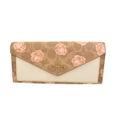 【COACH】シグネチャー 花柄 長財布