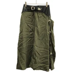 TOGA PULLA トーガ プルラ 20AW ベルテッドロングスカート TP02-FG225 カーキ 36のサムネイル